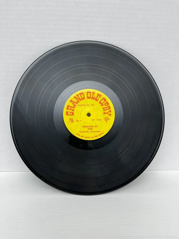 Vintage Vinyl Transcription - Grand Ole Opry Program No. 336
