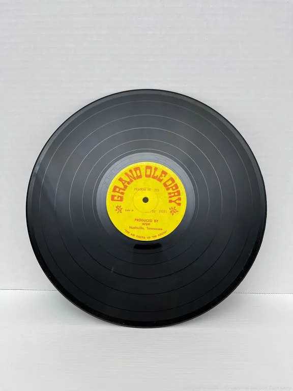 Vintage Vinyl Transcription - Grand Ole Opry Program No. 329