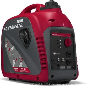 (Brand New) Powermate PM2000i 2,000-Watt Gas-Powered Quiet Portable Inverter Generator - MSRP $528.99 - SEE LINK