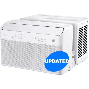 Midea 10,000 BTU DOE Smart Inverter U-Shaped Window Air Conditioner, Up to 450 sq ft - MSRP $449.99 - SEE LINK