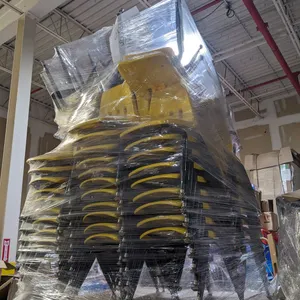 (WHOLESALE PALLET) Yellow Children's Plastic and Metal Chair - Great for Resale or Children Centers!