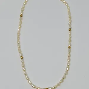 16-Inch Simulated Pearl Necklace (No Clasp)