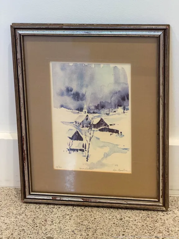 Snow Valley Signed Limited-Edition Print