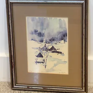 Snow Valley Signed Limited-Edition Print