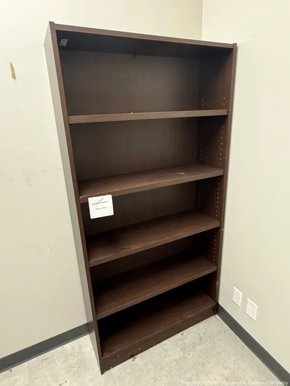 Pressboard Bookcase, 3' x 6'