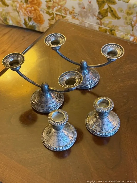 Weighted Sterling Candlesticks