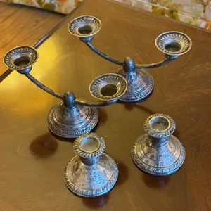 Weighted Sterling Candlesticks