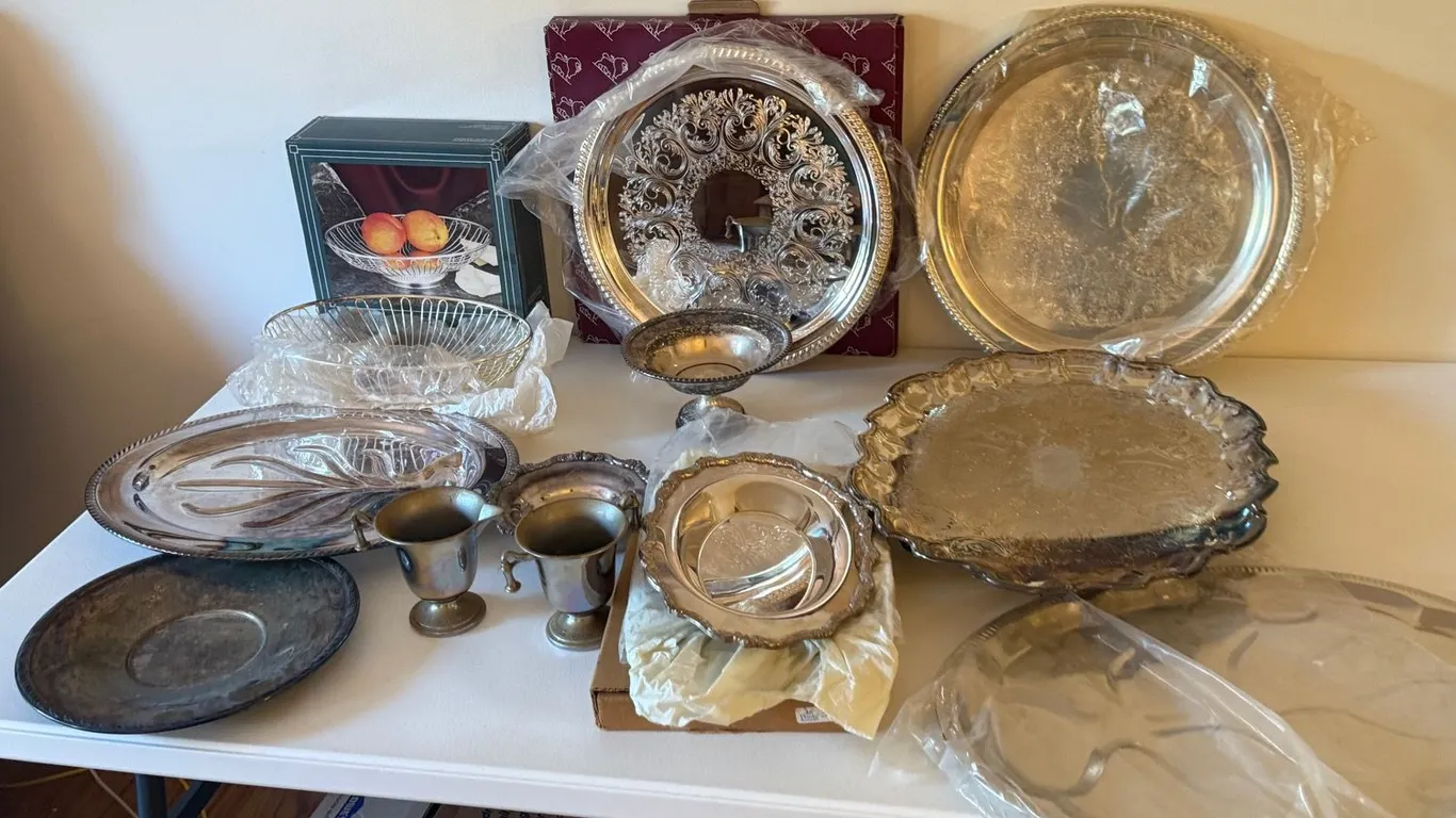Large Silverplate Lot