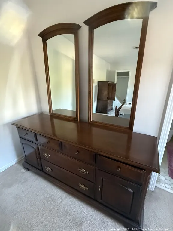 Ethan Allen Dresser with Mirrors