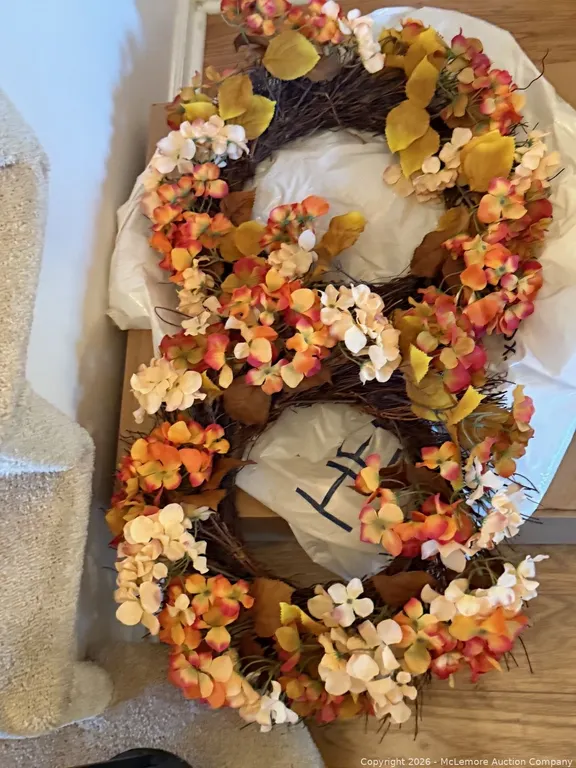 Two Fall Wreaths