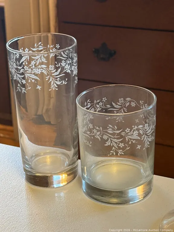 Floral Glasses
