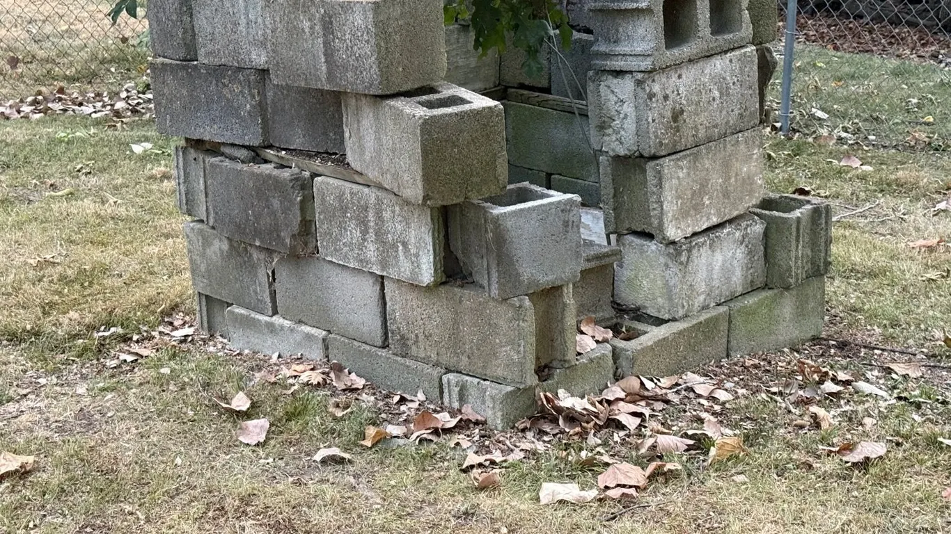 Pile of Cinder Blocks