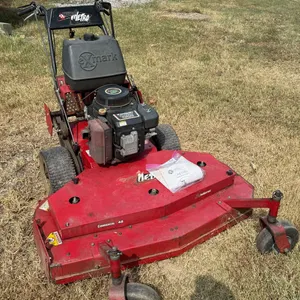 Exmark Metro Belt-Drive Walk-Behind Mower with Kawasaki FC420V Engine and Velke Sulky