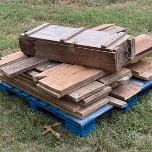 Cured Barn Wood and Vintage Kentucky Mining Box