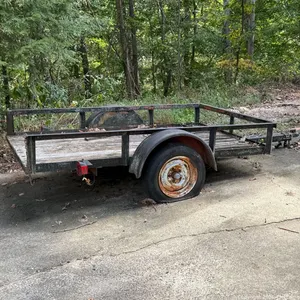 8' Tilt Yard Trailer with Jack