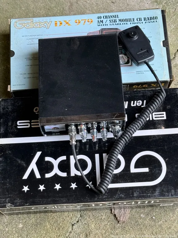 Three Galaxy CB Radios: DX 94HP and (2) DX 979