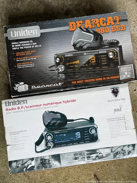 Two Uniden CB Radios, New Old Stock