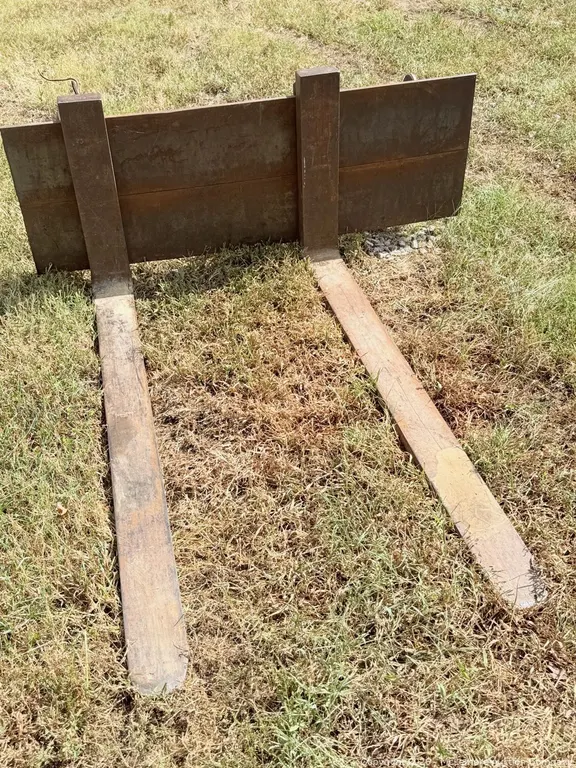 Custom-Built Pallet Forks for Branson Tractor