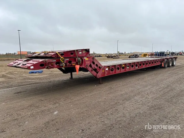 2009 Peerless LB65-SDLRSOW-24A 60 ft 24-Wheel Folding Neck Trailer