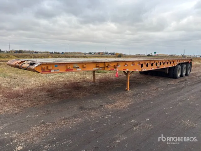 2001 Altec 50 ft 24-Wheel Flatbed Oilfield Trailer