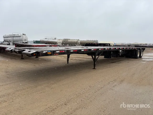 2005 Peerless 50 ft 16-Wheel Flatbed Oilfield Trailer