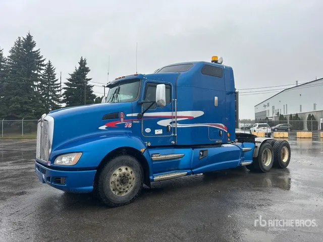 2012 Kenworth T660 6x4 T/A Sleeper Truck Tractor