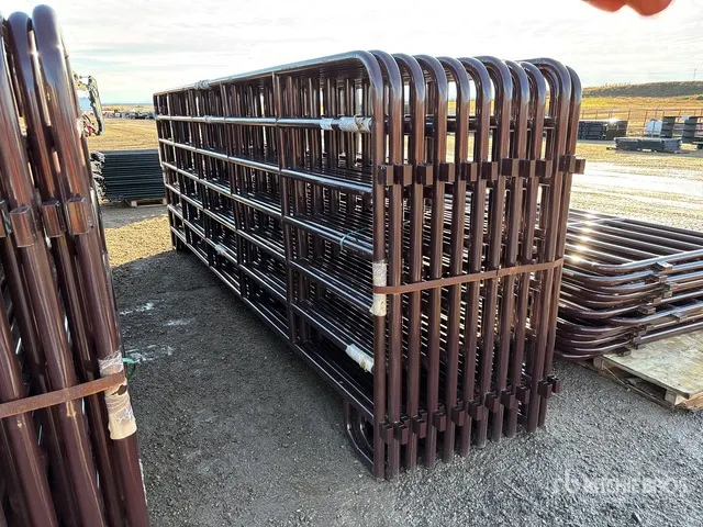 Quantity of (20) 2026 BYT MRSDRP16 16 Ft 7 Rail Ranch Livestock Panel (Unused)