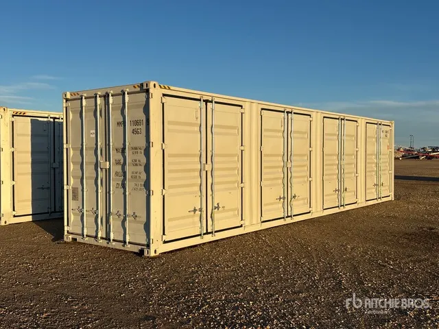 2026 40 ft High Cube Multi-Door Storage Container
