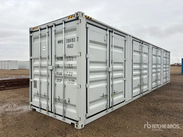 2026 40 ft High Cube Multi-Door Storage Container