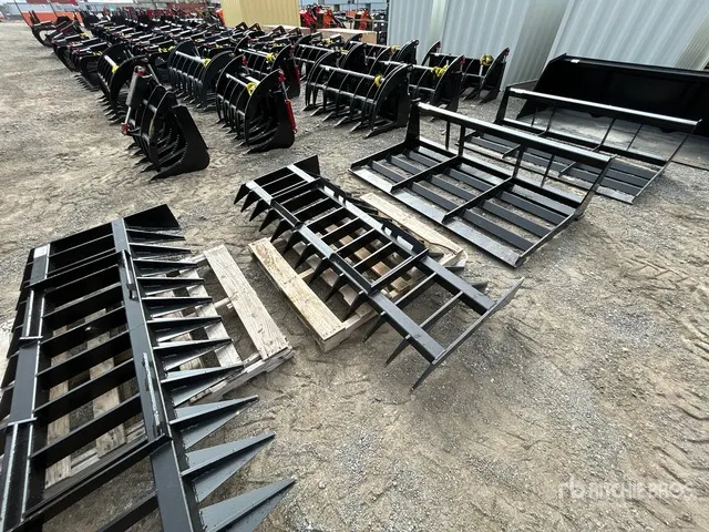 All-Star 84 in Skid Steer Landscape Rake (Unused)