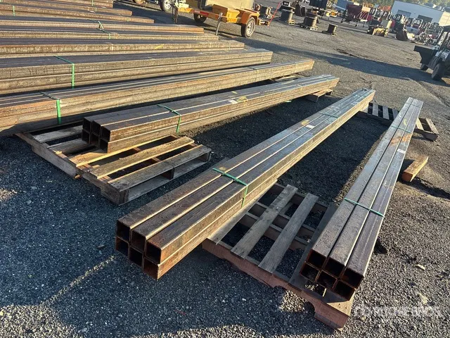 Quantity of (6) 2026 Kit Containers Steel 3.5x3.5x240 Pipe