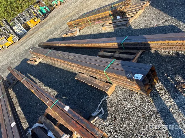 Quantity of (9) 2026 Kit Containers Steel 224x3.5x3.5 Pipe