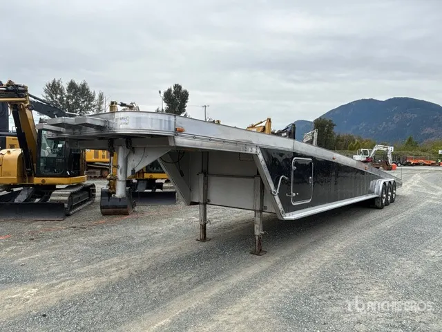 1989 Featherlite Tri/A 3 Car Open Car Carrier Trailer