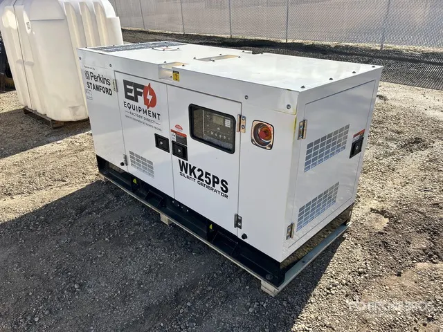 Factory Equipment Direct WK25PS 25 kW Skid-Mounted Generator Set (Unused)