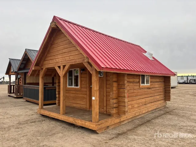 Skid-Mounted 12 Ft x 20 Ft Cabin (Unused)