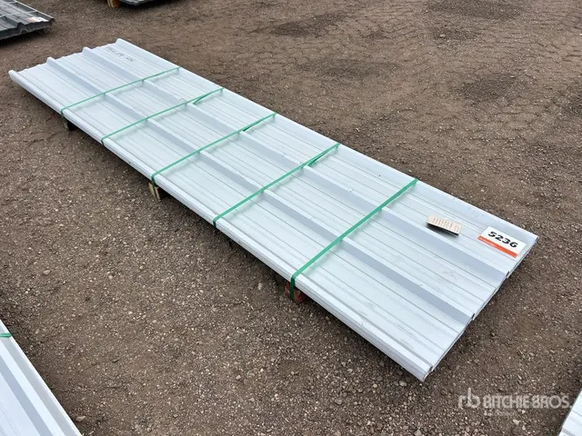 Quantity of 2026 Kit Containers 36 in x 12 ft Steel R Panels (Unused)