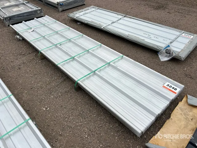 Quantity of 2026 Kit Containers 12 ft x 36 in Steel R Panels (Unused)