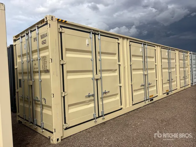 2026 40 ft High Cube Multi-Door Storage Container