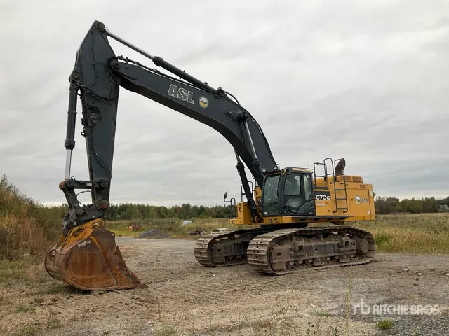 2018 John Deere 670G LC Tracked Excavator