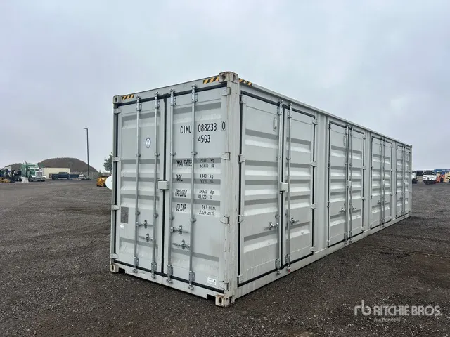 2025 40 ft High Cube Multi-Door Storage Container