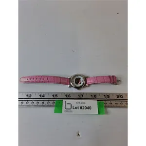 Sanrio Quartz Hello Kitty Watch, Pink Band Working