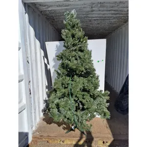 ***7' Lighted Christmas Tree- One Strand Powers On, Can't Ship