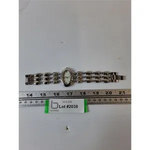 Geneva Elite Silver Toned Quartz Watch Working