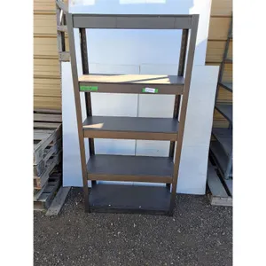 ***Metal 5 Tier Rack with MDF Shelving- Can't Ship