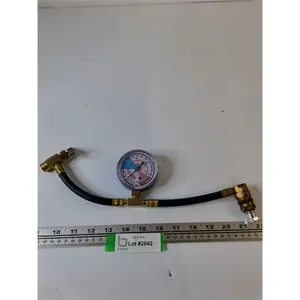Red Tek Pressure Gauge with Connector