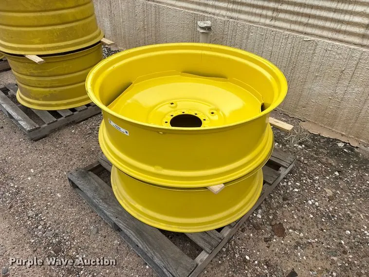 (2) John Deere wheels