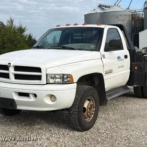 1999 Dodge Ram 3500 flatbed pickup truck