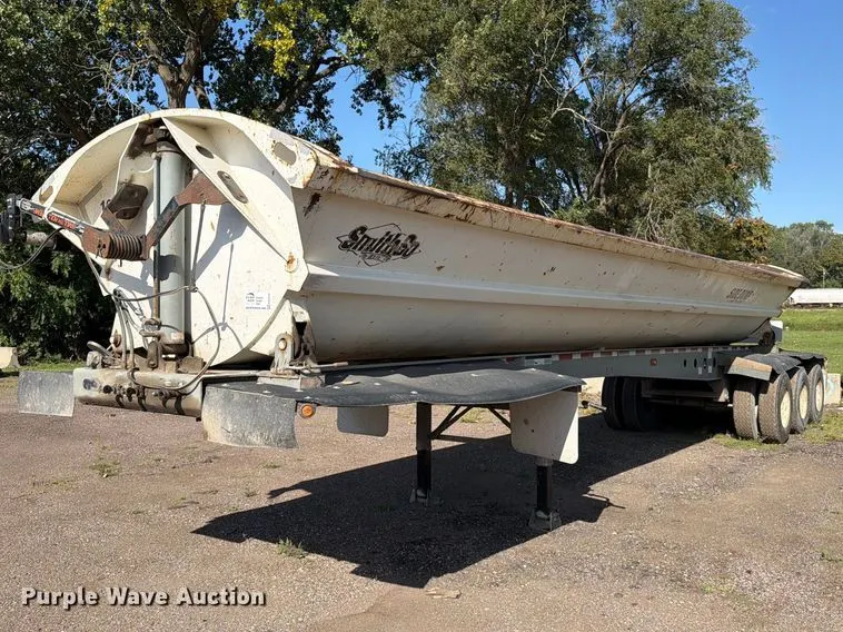 2008 SmithCo side dump trailer