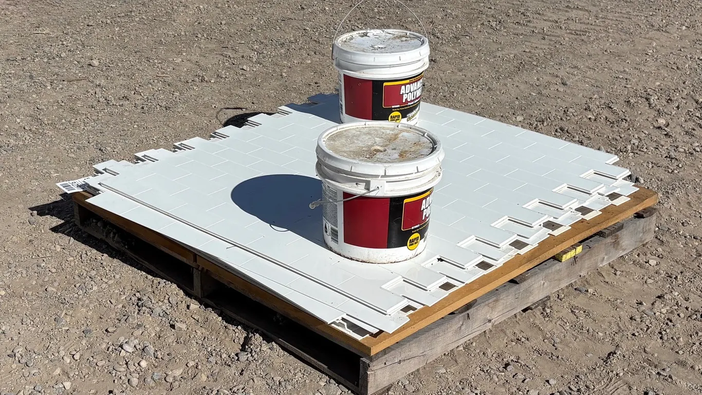 (22) Shower Tile Panels w/ Adhesive