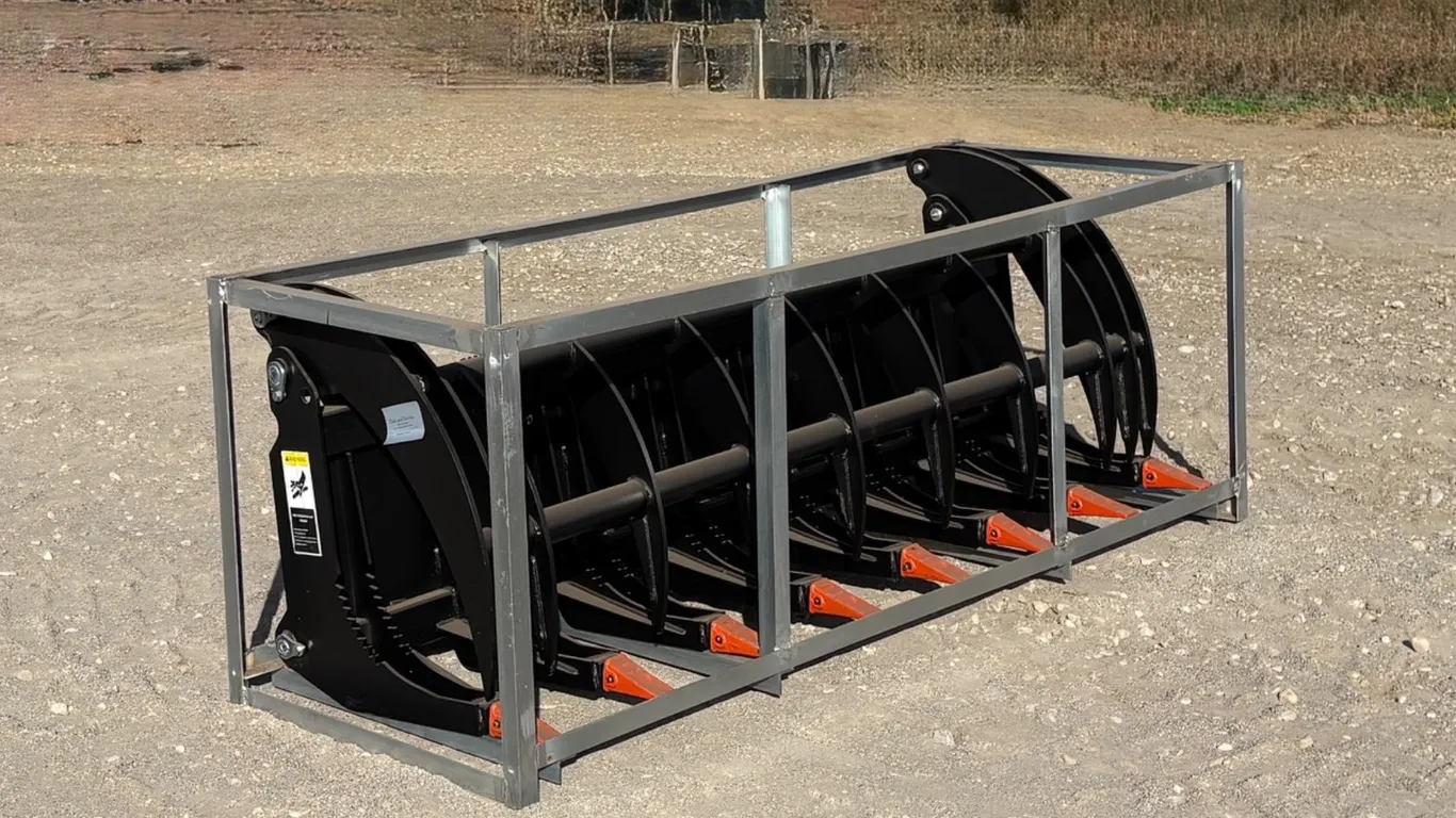 Unused 2026 78" Heavy Grass Fork Grapple Rake